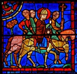 Scena dalla Vita di San Martino, Cattedrale di Chartres